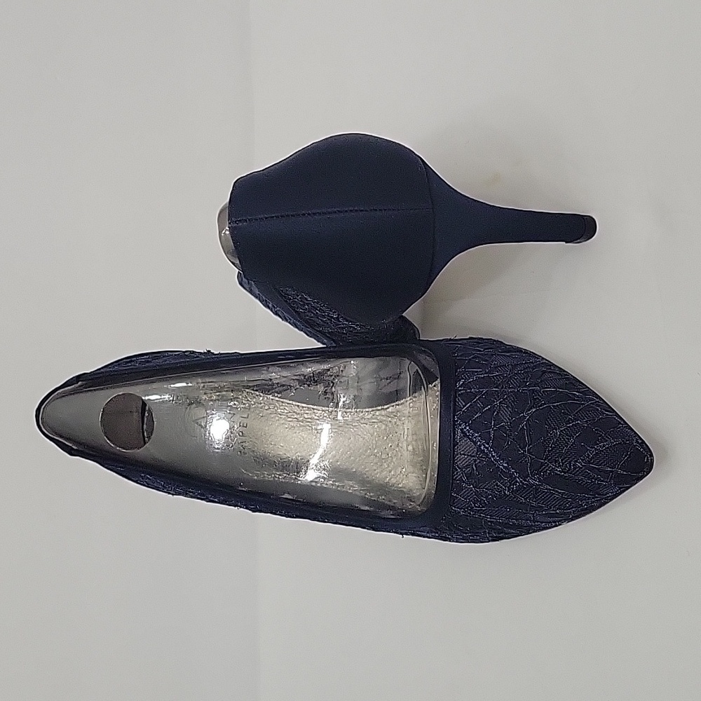 ADRIANNA PAPELL  HAZYL NAVY CHAGALLE LACE